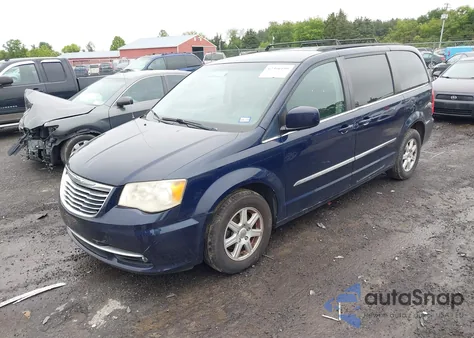 2012 Chrysler Town & Country Touring из США, поврежденный, VIN 2C4RC1BGXCR345013
